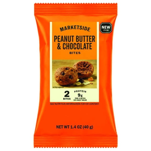 Marketside Peanut Butter Chocolate Bites, 1.4 oz, 9g Protein Total