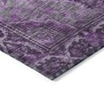 thumbnail image 3 of Addison Rugs Chantille Indoor/Outdoor Traditional Border Eggplant Machine Washable Rectangle Rug, 8' x 10', 3 of 7