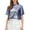 Blue, variant on Women Basic Tops Short Sleeve Solid Color Y2K Fashion T-Shirts 2026 Casual Tees Trending