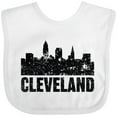 thumbnail image 3 of Inktastic Cleveland Skyline Grunge Boys or Girls Baby Bib, 3 of 4
