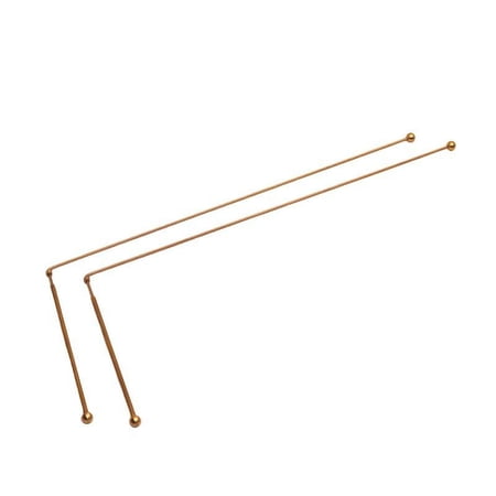 99.9% Copper Dowsing Rod- 2PCS Divining Rods with Bag - Detect Gold, Water, Ghost Hunting etc