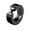 Black earring, variant on UDIYO 1Pc Men Titanium Steel Round Non-Pierced Ear Cuff Clip Earring Pendant for Party Club