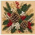 thumbnail image 2 of Christmas Diamond Art Kits For Adults Clearance, DIY Pearl Diamond Art, Diamond Art Christmas Ornaments for Front Door Living Room Decor, Christmas Decor Wall Art, Christmas Gifts (A), 2 of 7