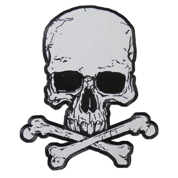 Hot Leathers PPB1220  Reflective XBNS JMBO 3" x 4" Patch 3X4