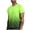 Green, variant on Workout Shirts for Men Gradient Reflective Running Top Moisture Wicking Quick Dry Stretchy Short Sleeve Round Neck