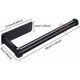 thumbnail image 3 of Self Adhesive Paper Towel Holder Aluminum Paper Towel Holders Paper Towel Holder Kitchen Roll Holder Wall Mounted for Kitchen Cabinet or Bathroom -Ver, 3 of 4