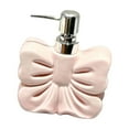 thumbnail image 2 of Bow Lotion Dispenser Soap Bottle Hand Soap Jar with a Decorative Cute Bow Shape for Bathroom Vanities and Kitchens, 2 of 7