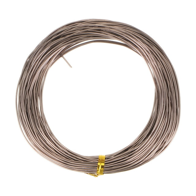 Unique Bargains Fil d'Entraînement pour Bonsaï 1mm Total 20mm, Marron