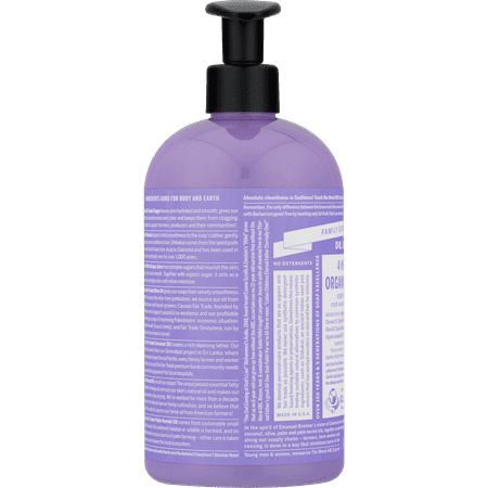 Dr. Bronner's Organic Sugar Soap – Lavender – 24 oz