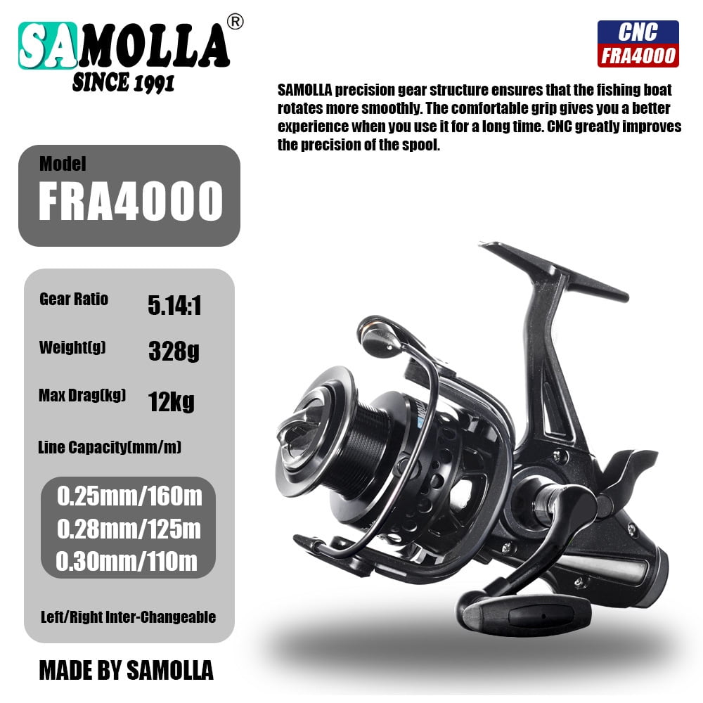 Carp Fishing Reel Spinning Strong Double Drag 12-15kg Molinete Carretilha De Pesca Olta Makaralar Sea Reels Accessories Mar