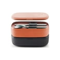 thumbnail image 3 of Lekue LunchBox-To-Go Travel Container Set, Coral, 3 of 5