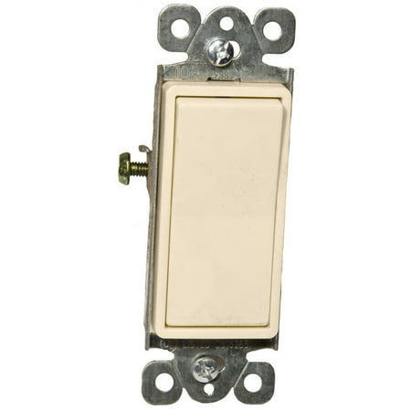 Morris Products 15A-120/277V Single Pole Decorator Switches in Almond