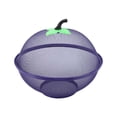 thumbnail image 4 of Cesta de fruta de alambre de hierro, recipiente protector de refrigerio Cesta de fruta de alambre de metal multiusos, para soporte de Violeta Sunnimix Canasta de frutas, 4 of 8