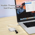 thumbnail image 6 of Vaupan Three-in-One Adapter, 3.1 USB Multiport Adapter Hub Cable for Type C Laptop Digital AV + Charging Splitter, Support USB Flash Drive, Keyboard, Convert HDMI Video, Suitable for Switch (Silver), 6 of 7