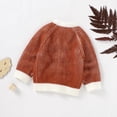thumbnail image 2 of Baby Boys Girls Sweaters Cardigans Pure Color Long Sleeve Knitted Newborn Infant Kids Outerwear Jackets & Coats Children Costume, 2 of 5
