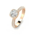 thumbnail image 2 of 1.00ctw Diamond Halo Engagement Ring in 10k  Rose Gold, 2 of 2