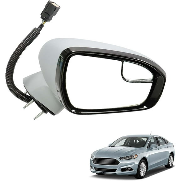 SHZAITOR Passenger Side Heated Mirror Memory Manual Fold 11 Wires Replacement for 2015-2017 Fusion FS7Z17682CB-PFM FO1321542