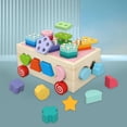 thumbnail image 3 of lionlar Trieur Jouets en Bois Insert Jeu Tri Boîte Cube Forme de Tri Jeu Éducatif, 3 of 8