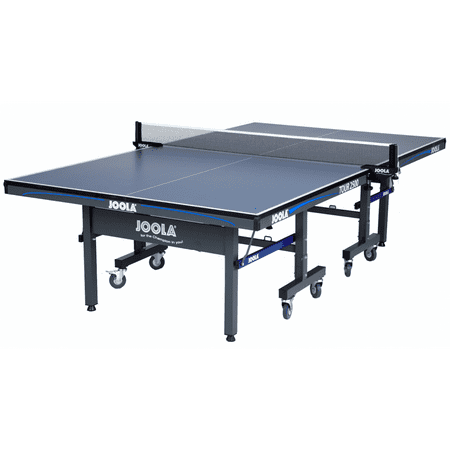 JOOLA Tour 2500 Competition Table Tennis Table with Ping Pong Net Set, 25mm Surface , Regulation Size 9' x 5', Blue