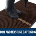 thumbnail image 5 of Buganda Door Mats for Inside, Heavy Duty Low Profile Entrance Mat, Suitable for High Traffic Areas, 32x47, Brown, 5 of 7