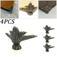 thumbnail image 3 of 4 x Antique Brass Jewelry Chest Wood Case Box Decor Feet Leg Corner Protector, 3 of 11