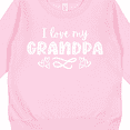 thumbnail image 3 of Inktastic I Love My Grandpa with Hearts Toddler Sweatshirt, 3 of 4