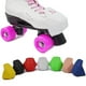 thumbnail image 2 of 1 par de protectores de dedos de los pies protectores de patines de cuero PU con 4 agujeros para patines, 2 of 3