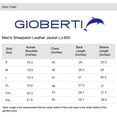 thumbnail image 7 of Gioberti Men's Sheepskin Classic Style Leather Jacket, 7 of 7