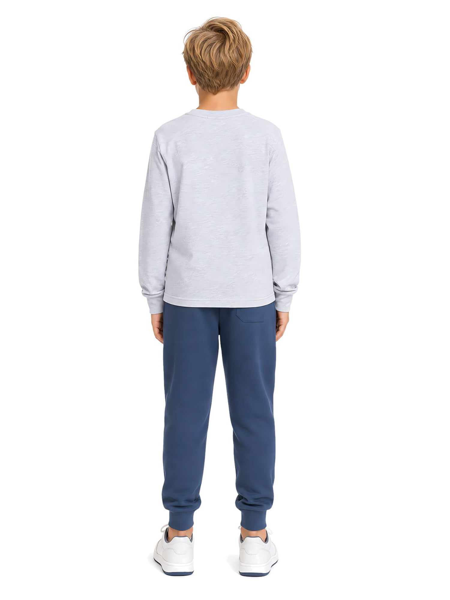 U.S. Polo Assn. Boys Long Sleeve Crewneck Shirt, Sizes 4-18