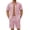 Dark Pink, variant on COOFANDY Men's Summer Short Sets Vacation Outfit Casual Button Down Shirt Beach Wedding Attire
