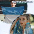 thumbnail image 5 of Kuiaobaty 60 x 33 Inch Car Seat Covers Towel Sea Turtle Print Car Seat Protector Front Seats Only with Storage Bag Quick-Dry Sweat Towels for Gym Workout, Running, Swimming, Beach and Hiking, 5 of 8
