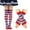 1#Blue and red stripes, variant on Monebena 1 Set Kids Soccer Socks and Gloves Suits Child Knee High Tube Socks Toddler Girls Uniform Socks Cotton Sport Stocking for Boys M01