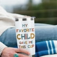 thumbnail image 3 of Gifts for Mom From Daughter Mom Birthday Gifts From Son Best Gifts for Mothers Day 20oz Funny Mom Cup Christmas Presents for Mother From Favorite Child Kids Travel Tumbler With Lid Straw, 3 of 6
