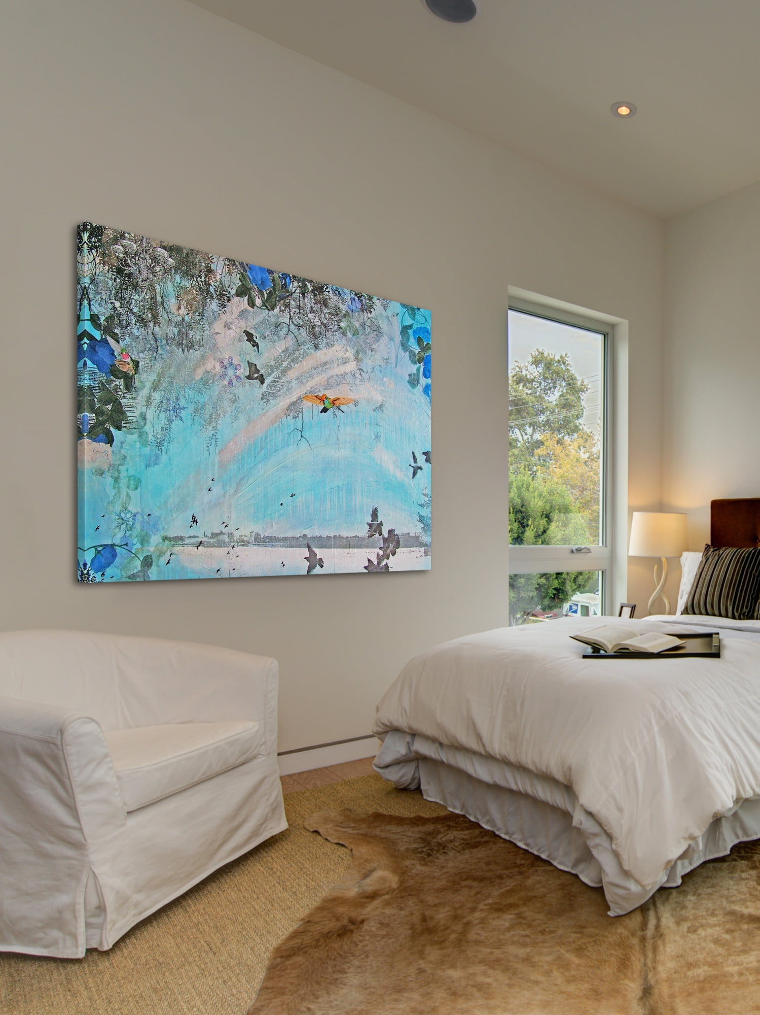 Marmont Hill "Celsius Scorpio" by Tracy Silva Barbosa Painting Print on Canvas