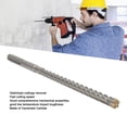 thumbnail image 3 of Impact  Hammer Bit, Cemented Carbide 18mm Hole Drilling Diameter  Hammer Drill Bit 6 Flute Robust  For Concrete, 3 of 8