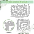 thumbnail image 3 of 22Pcs Leaf Corners Butterfly Cutting Dies Butterfly Flower Metal Cutting Dies Thank You Carbon Steel Cut Stencils Template for Card Making Invitation Card Scrapbooking Album, 3 of 8