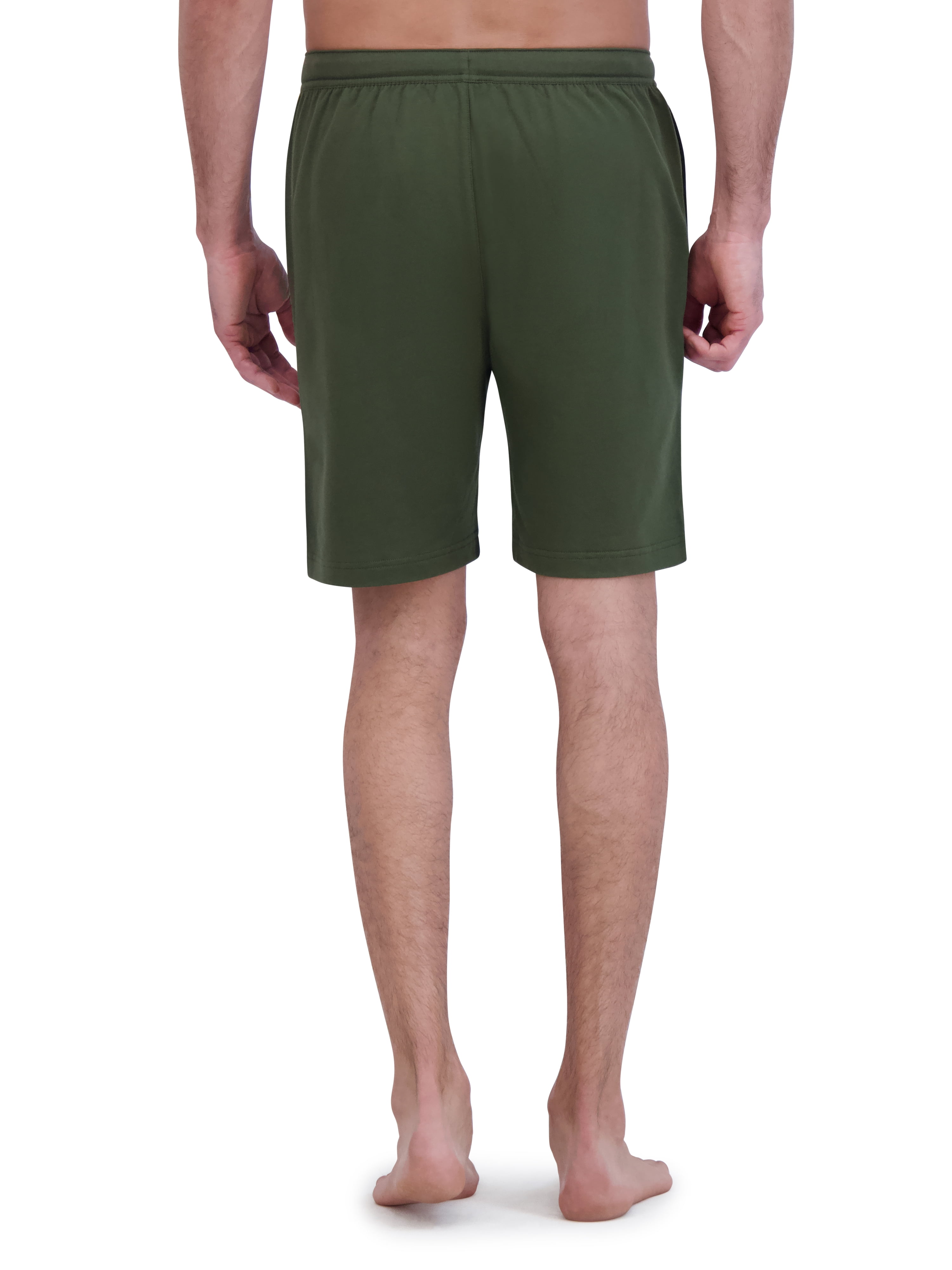 Hanes Originals Men's 100% Soft Cotton French Terry Knit Sleep Short, 2-Pack, Sizes S-2XL