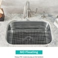 thumbnail image 6 of Bligli Round Sink Mats 2-Pack ,Non-Slip PVC Sink Protector, Fits Stainless Steel / Ceramic Sinks,15.7 x 11.8 inch,Fast Draining Dot Design for Kitchen Sink, Grey, 6 of 8