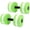 Green, variant on Water Dumbbells, EVA Foam, Lightweight Water Weights, 2 Pack for Exercise and Fitness, Swimming Training, Indoor Pool Use