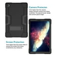thumbnail image 2 of FIEWESEY Case for Lenovo Tab M10 FHD Plus (2nd Gen) TB-X606, Hybrid Shockproof Defender Rugged Protective Case Cover with Stand for Lenovo Tab M10 Plus(TB-X606F/TB-X606X) 10.3 Inch(Black/Black), 2 of 6
