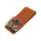 thumbnail image 1 of Qarigey Cinturón de mujer elástico PU correas anchas universales accesorio de moda tallado cinturones para Jeans vestidos chaqueta de plumas Cinturones bronceado claro Qarigey AP009908-08, 1 of 6