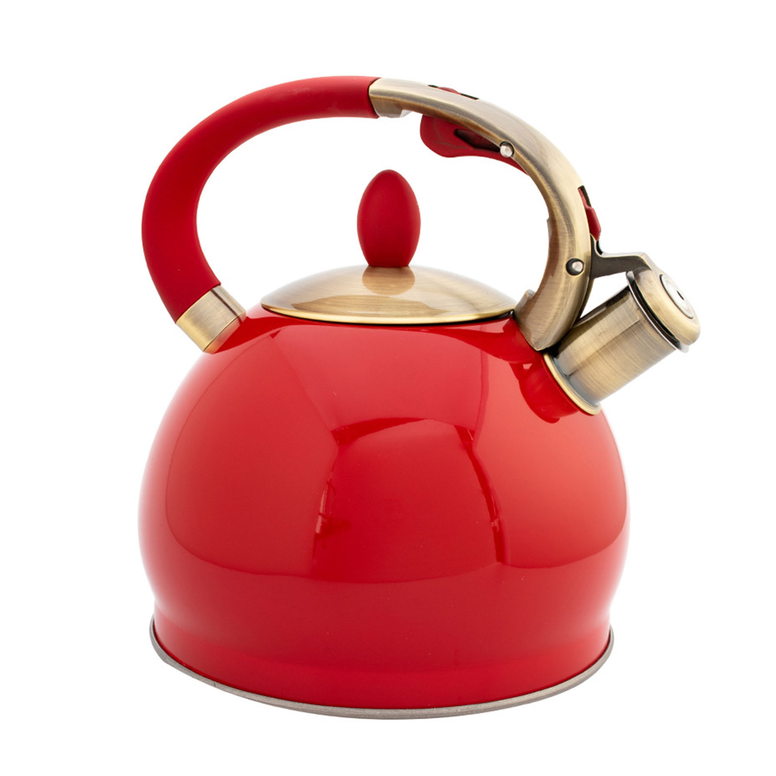 AIHOME 3.5L Stainless Steel Whistling Tea Kettle with Heatproof Hanle