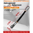 thumbnail image 2 of Cerradura de volante Tevlaphee, antirrobo, para coche, de seguridad, color negro, 2 of 7