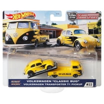 Hot Wheels Volkswagen "Classic Bug & Volkswagen Transporter T1 Pickup 1:64 Scale Collector Vehicle