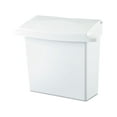 thumbnail image 6 of Rubbermaid Commercial Sanitary Napkin Receptacle with Rigid Liner Rectangular Plastic White 614000, 6 of 16