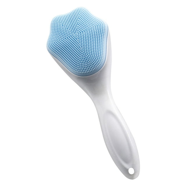 Xihbxyly Cepillo de Limpieza Facial con Garra, Herramienta de Limpieza Ergonómica de Mango Largo, Cepillo de Masaje Exfoliante Suave, Accesorio de Limpieza Facial Portátil, para Uso Doméstico y de Vi