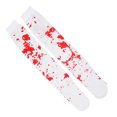 thumbnail image 1 of Calcetines Altos De Sangre, Medias De Sangre Temáticas Manchadas Creativas 1 Par Para Fiestas De Halloween, 1 of 7