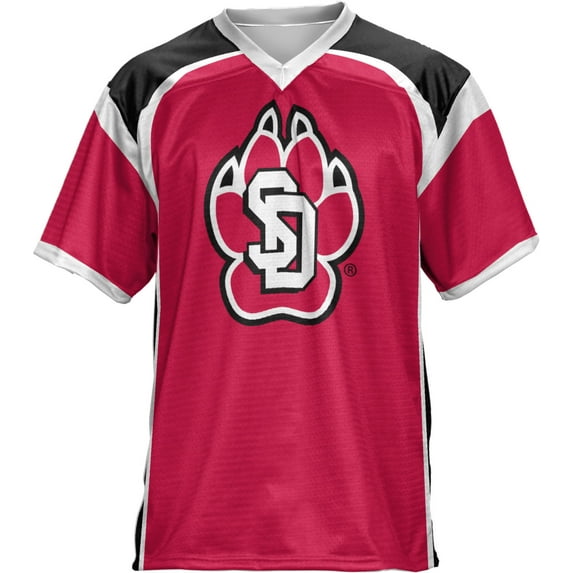ProSphere Men's University of South Dakota Red Zone Football Fan Jersey