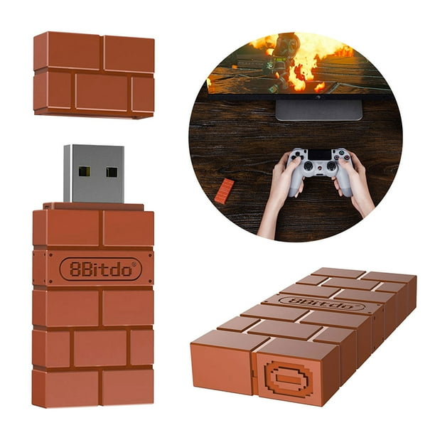 Portable 8bitdo Wireless Bluetooth Receiver Usb Converter For Nintendo Switch Adapter Walmart Com Walmart Com