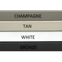 Window Screen Kit w/Champagne Aluminum Frame, Corners, Spline, Springs, Pull Tabs, and Screen Mesh